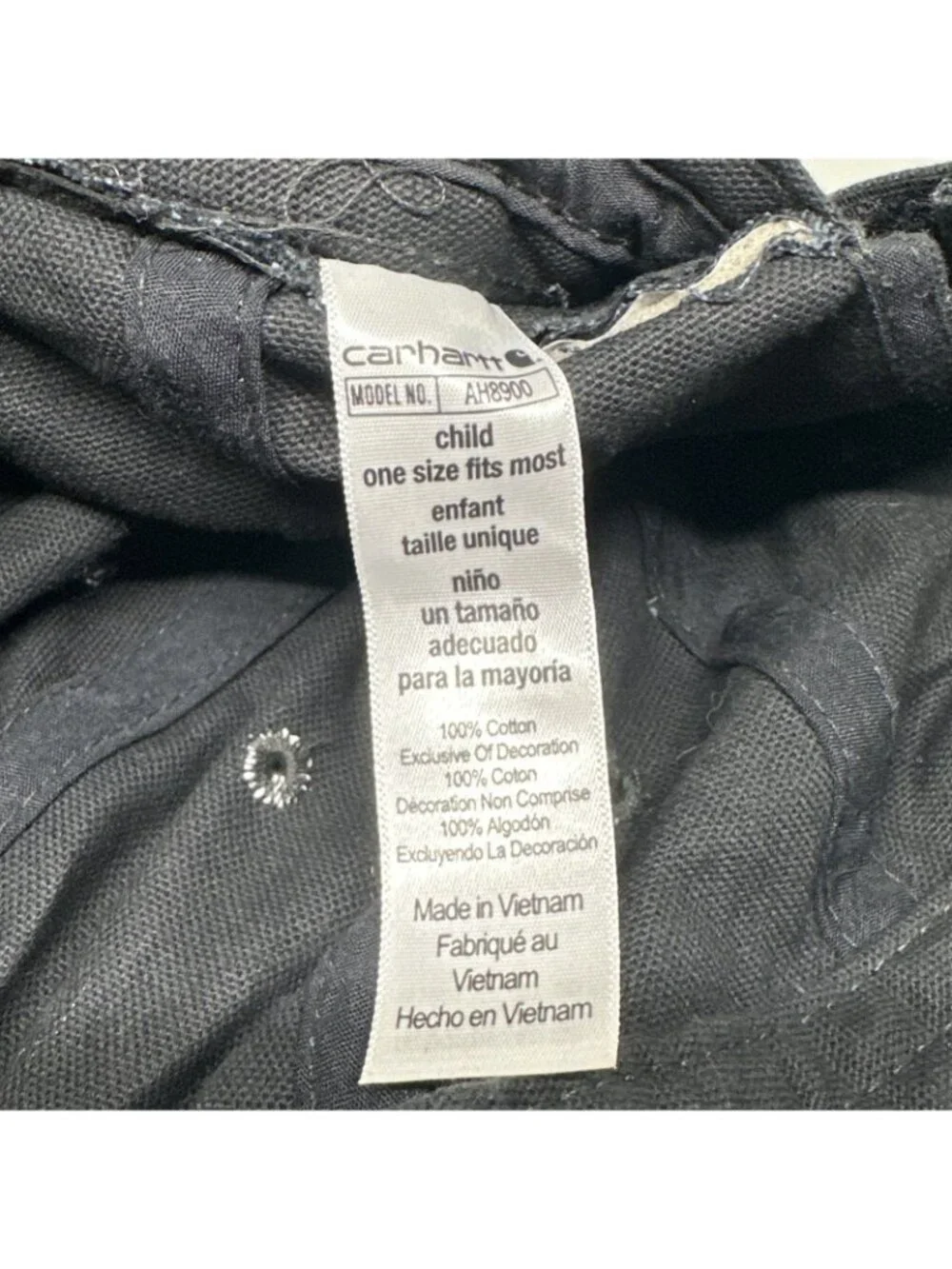 Carhartt black baseball